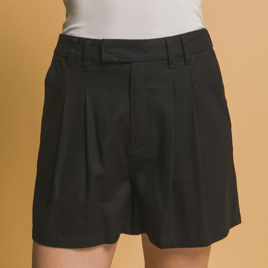 Shorts lino negro
