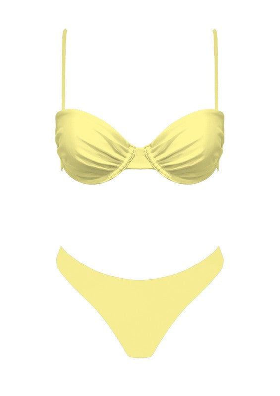Butter yellow swimsuit