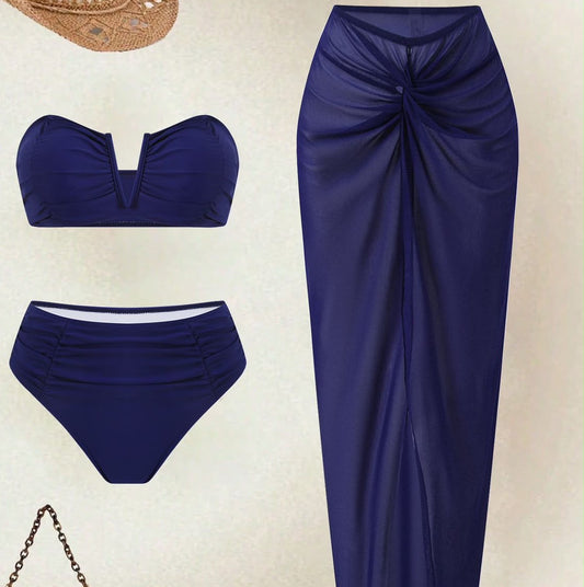 Set playero azul