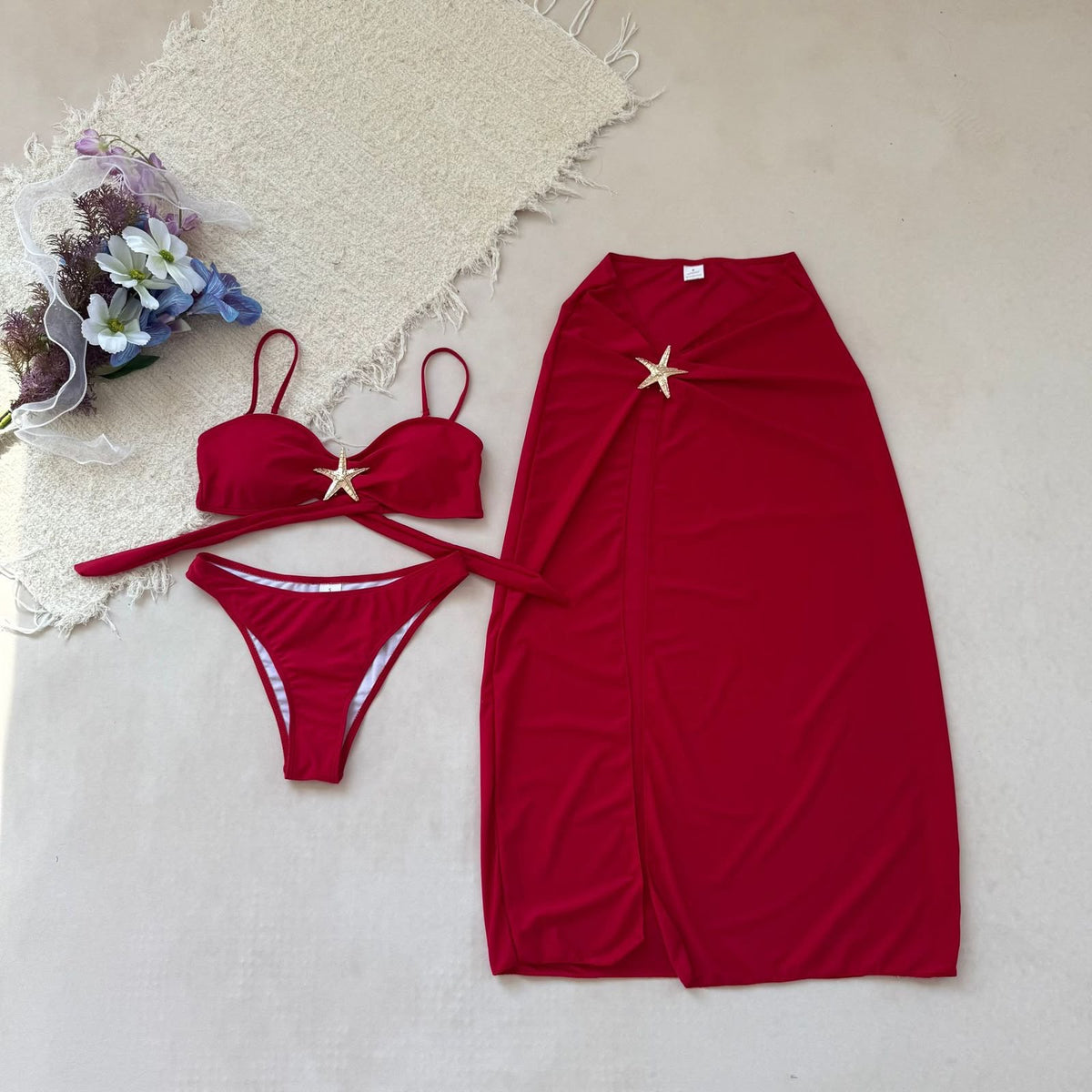 Set bikini Rojo oferta