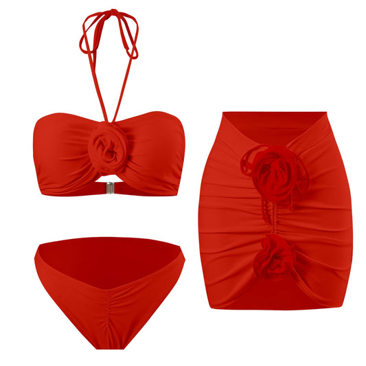 Set de baño Rojo