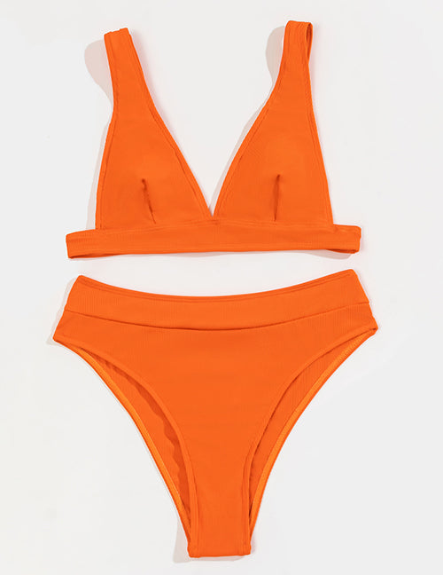 Orange swimsuit